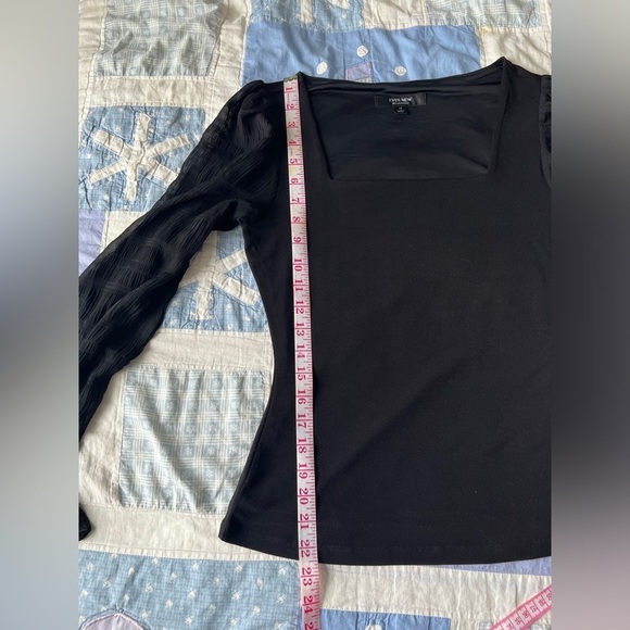 Ever New Womens Posie Georgette-Sleeve Ruffle Romantic Feminine Ethereal Top XS - Picture 11 of 12